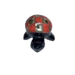 Tortue en Obsidienne et...
