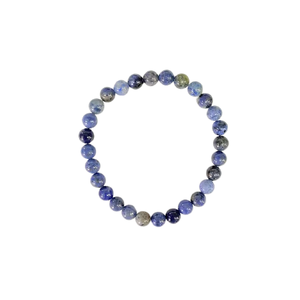 Bracelet en Dumortiérite 6mm | Bracelets en Pierres | Dans les yeux de Gaïa