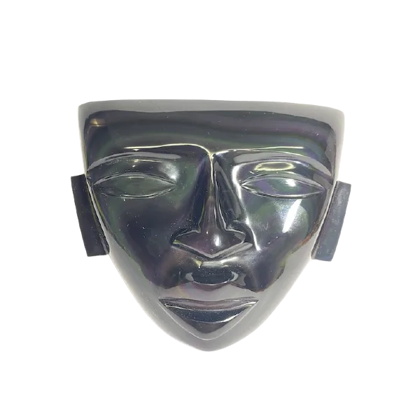 Masque en Obsidienne Oeil Céleste -4 | Dans les yeux de Gaïa