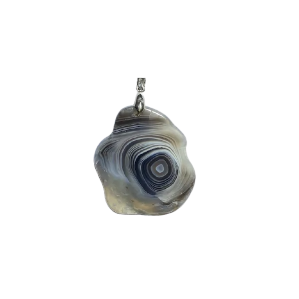 Pendentif en Agate -3| Pendentifs en Minéraux | Dans les yeux de Gaïa