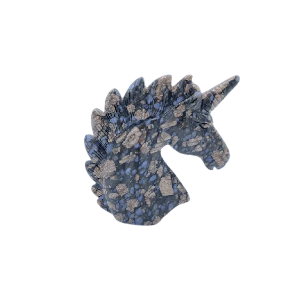 Licorne en Jaspe | Sculptures, Statues, Figurines | Dans les yeux de Gaïa