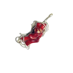 Pendentif Gorgone Serti Sur...