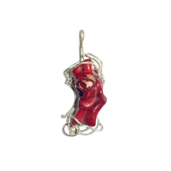 Pendentif Gorgone Serti Sur Métal Argenté - Photo 1 | Dans les Yeux de Gaia