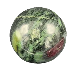 Sphère en Rubis-Zoïsite -2 | Sphères, Oeufs, et Coeurs | Dans les yeux de Gaïa