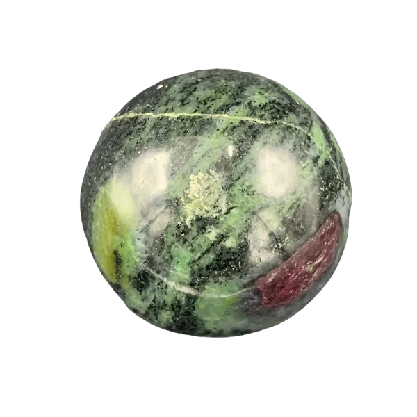 Sphère en Rubis-Zoïsite -2 | Sphères, Oeufs, et Coeurs | Dans les yeux de Gaïa