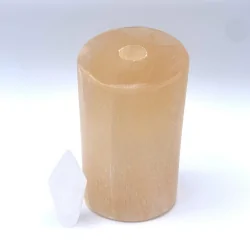Lampe Bougie en Sélénite