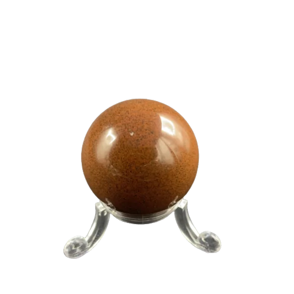 Petite Sphère en Jaspe Rouge | Sphères, Oeufs, et Coeurs | Dans les yeux de Gaïa