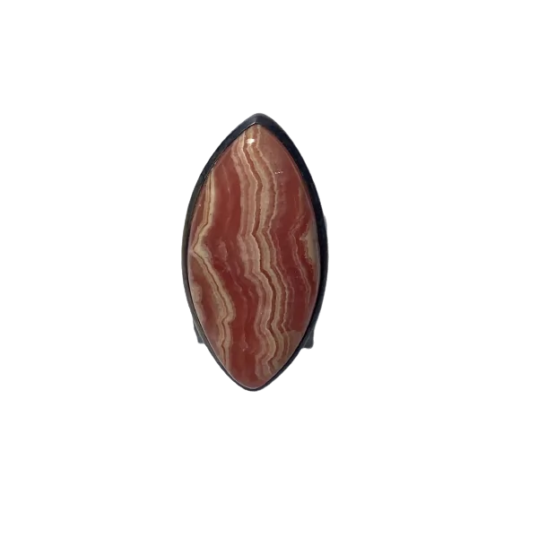 Bague en Rhodochrosite montée sur Argent 925 -1 | Dans les yeux de Gaïa