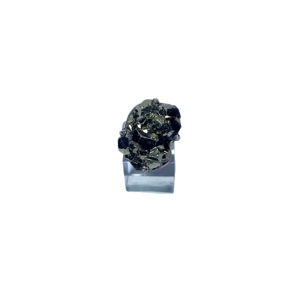 Bague en Pyrite montée sur Argent 925 -2 | Dans les yeux de Gaïa