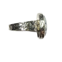 Bague Agate Dendritique /...