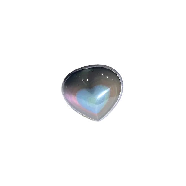 Bague Obsidienne Oeil Céleste en Argent 925, photo 1 | Dans les Yeux de Gaia