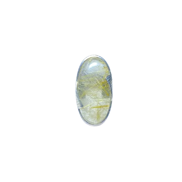 Bague Quartz Rutile en Argent 925, photo 1 | Dans les Yeux de Gaia