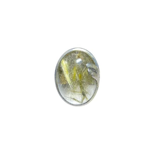 Bague Quartz Rutile en Argent 925, photo 1 | Dans les Yeux de Gaia