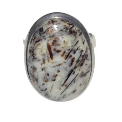 Bague en Astrophyllite sur Argent 925 | Dans les yeux de Gaïa