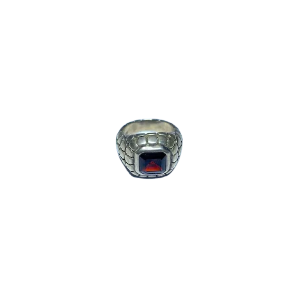 Bague Grenat en Argent 925 | Bagues en Minéraux | Dans les yeux de Gaïa