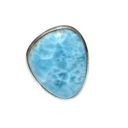 Bague en Larimar sur Argent 925, photo 1 | Dans les Yeux de Gaia
