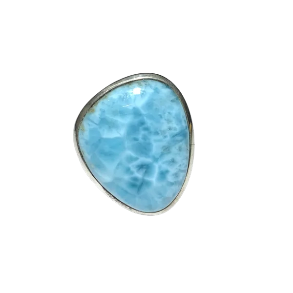 Bague en Larimar sur Argent 925, photo 1 | Dans les Yeux de Gaia