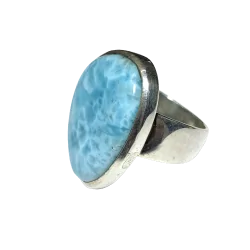 Bague en Larimar sur Argent...