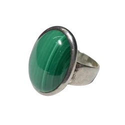 Bague Malachite en Argent...