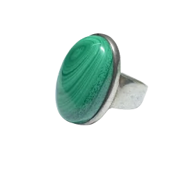 Bague Malachite en Argent...