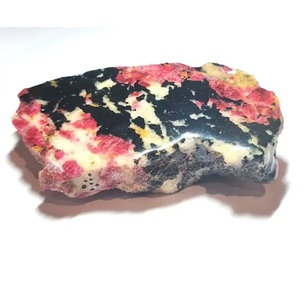 Plaque de Rhodonite -1| Minéraux de collection | Dans les yeux de Gaïa