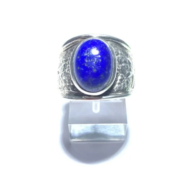 Bague Lapis Lazuli sertie sur Argent 925 | Dans les yeux de Gaïa