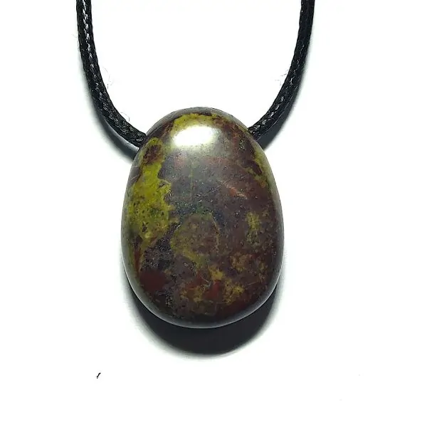Pendentif Cabochon Jaspe Sanguin 1 - Lithothérapie |Dans les Yeux de Gaïa