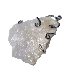 Pendentif en Quartz Rose...