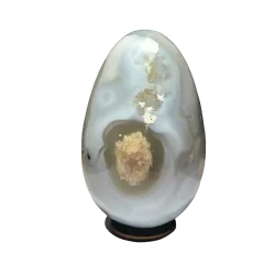 Oeuf en Agate -1 | Sphères, Oeufs, et Coeurs | Dans les yeux de Gaïa