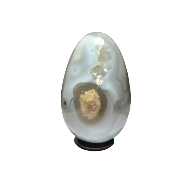Oeuf en Agate -1 | Sphères, Oeufs, et Coeurs | Dans les yeux de Gaïa