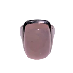 Bague en Quartz Rose sur argent 925 -2 | Dans les yeux de Gaïa