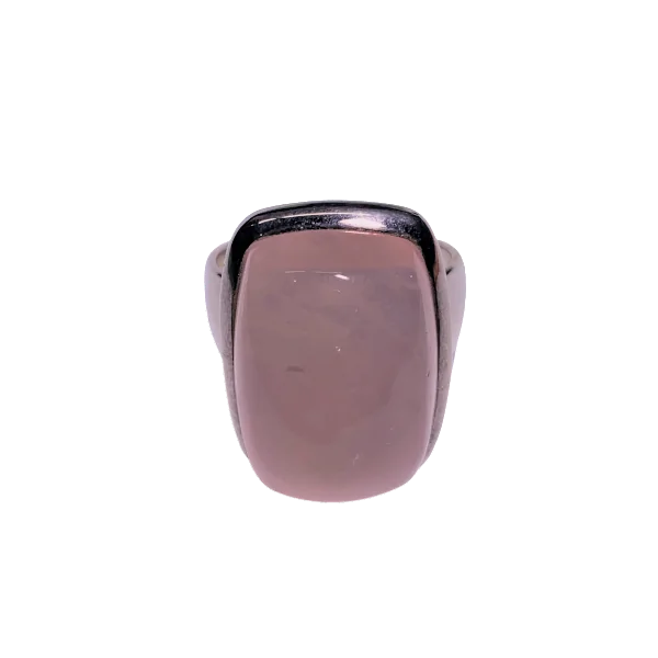 Bague en Quartz Rose sur argent 925 -2 | Dans les yeux de Gaïa