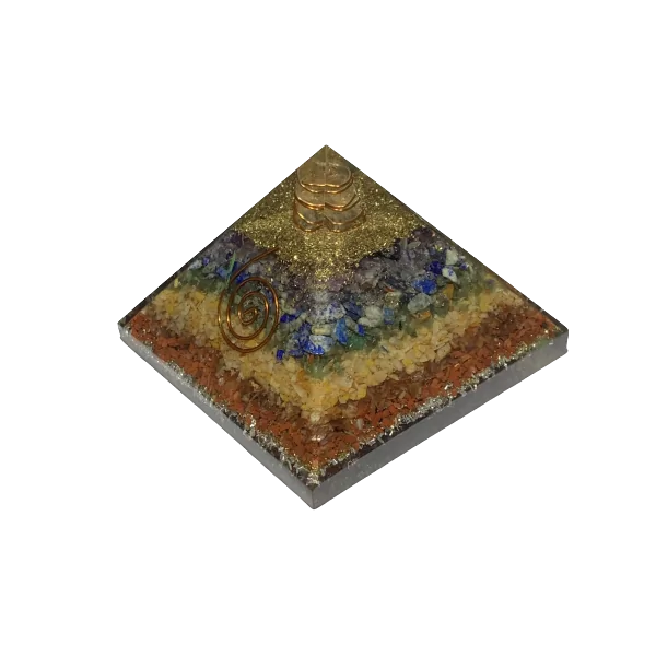 Pyramide orgonite 7 chakras | Dans les Yeux de Gaïa