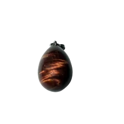 Pendentif oeuf en oeil de taureau - Minéraux | Dans les yeux de Gaïa