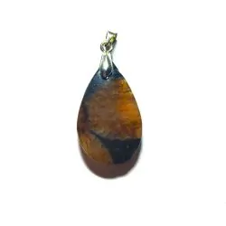 Pendentif Chiastolite -2 | Pendentifs en Minéraux | Dans les yeux de Gaïa