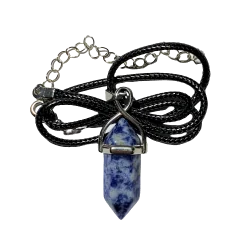 Pendentif Pointe en Sodalite