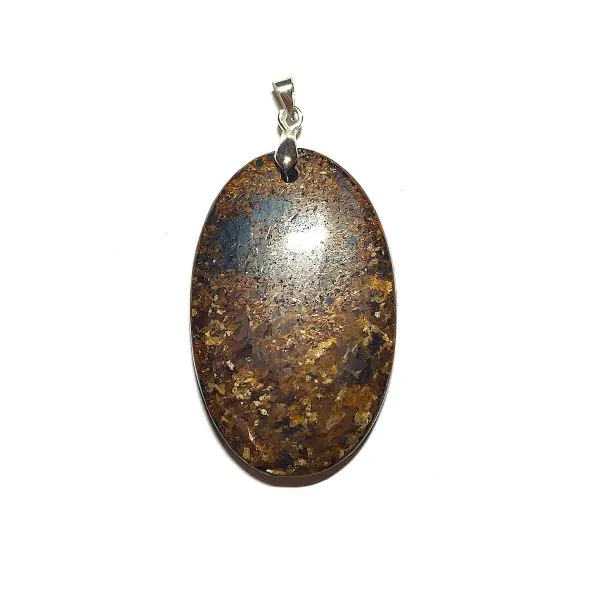 Pendentif en Bronzite -4| Pendentifs en Minéraux | Dans les yeux de Gaïa