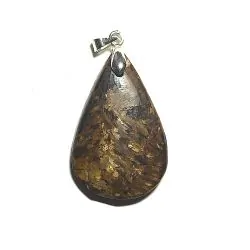 Pendentif en Bronzite -3| Pendentifs en Minéraux | Dans les yeux de Gaïa