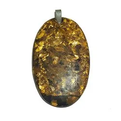 Pendentif en Bronzite -1 | Pendentifs en Minéraux | Dans les yeux de Gaïa