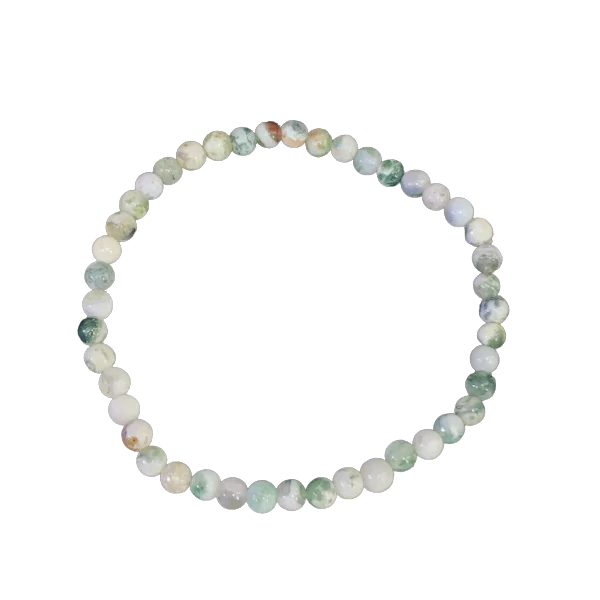 Bracelet Agate Mousse - Dans les Yeux de Gaïa