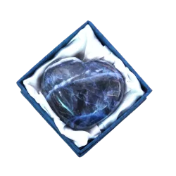 Coeur en Sodalite - face |Dans les Yeux de Gaïa