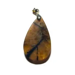 Pendentif en Chiastolite - Photo 1 | Dans les Yeux de Gaia
