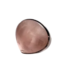 Bague en Quartz Rose sur...