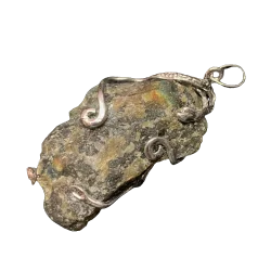 Pendentif Labradorite serti...