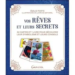 Vos rêves et leurs secrets couverture - Livre et cartes |Dans les yeux de Gaïa