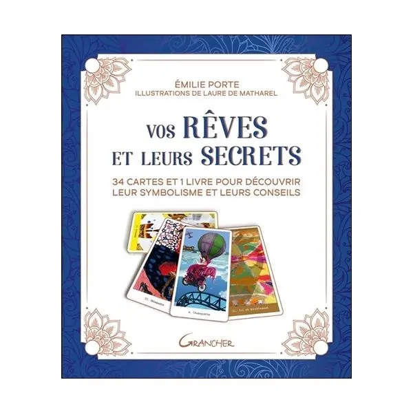 Vos rêves et leurs secrets couverture - Livre et cartes |Dans les yeux de Gaïa