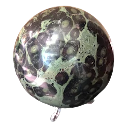 Sphère Jaspe Kambaba de dos- Sphère et Oeuf |Dans les yeux de Gaïa