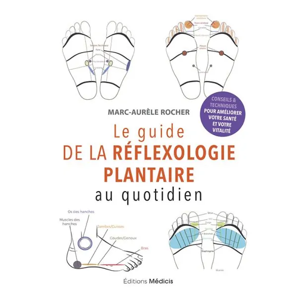 Le Guide de la Réflexologie Plantaire au quotidien Recto | Dans les Yeux de Gaïa