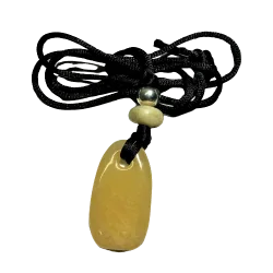 Pendentif en Calcite Orange