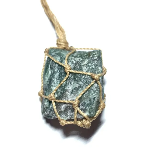 Pendentif en Aventurine Brut - Lithothérapie |Dans les Yeux de Gaïa